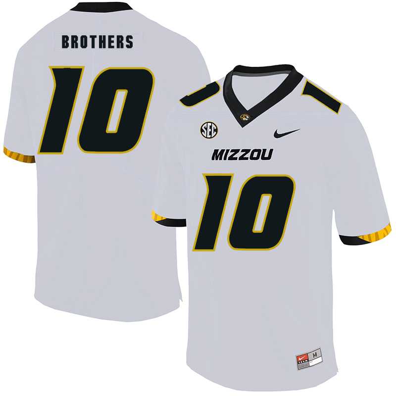 Missouri Tigers 10 Kentrell Brothers White Nike College Football Jersey Dzhi,We sell and wholesale Missouri Tigers 10 Kentrell Brothers White Nike College Football Jersey Dzhi on line form chian!